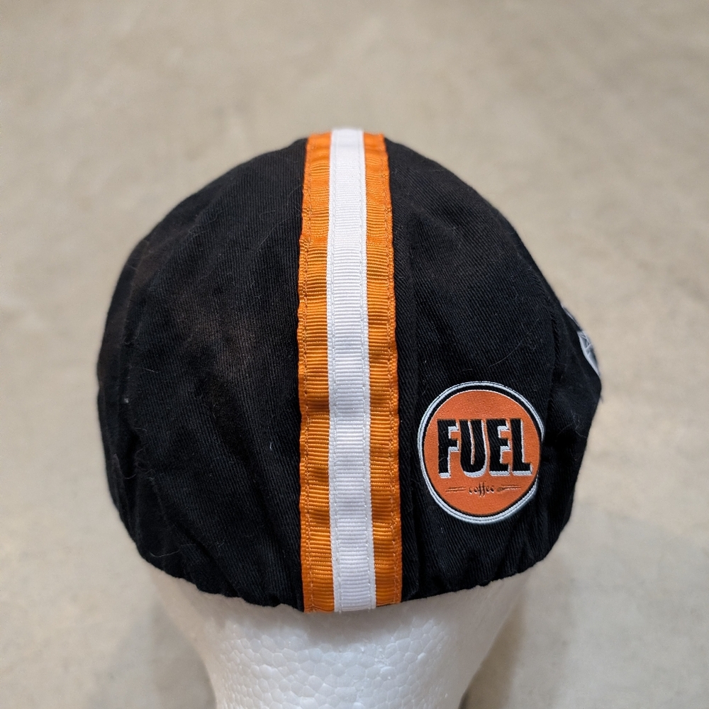 Cycling Cap 2020 Seattle Fuel Coffee Balck Orange - Picture 2 of 7